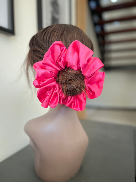 The Itu Bane XXL Scrunchie - oversized handmade satin hair scrunchie by XOXO Scrunchie